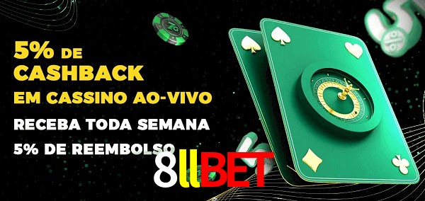 Promoções do cassino ao Vivo 8llBET